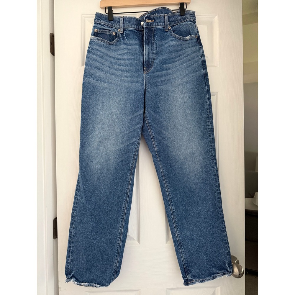 American Eagle Outfitters Super High Rise Straight Denim Jeans